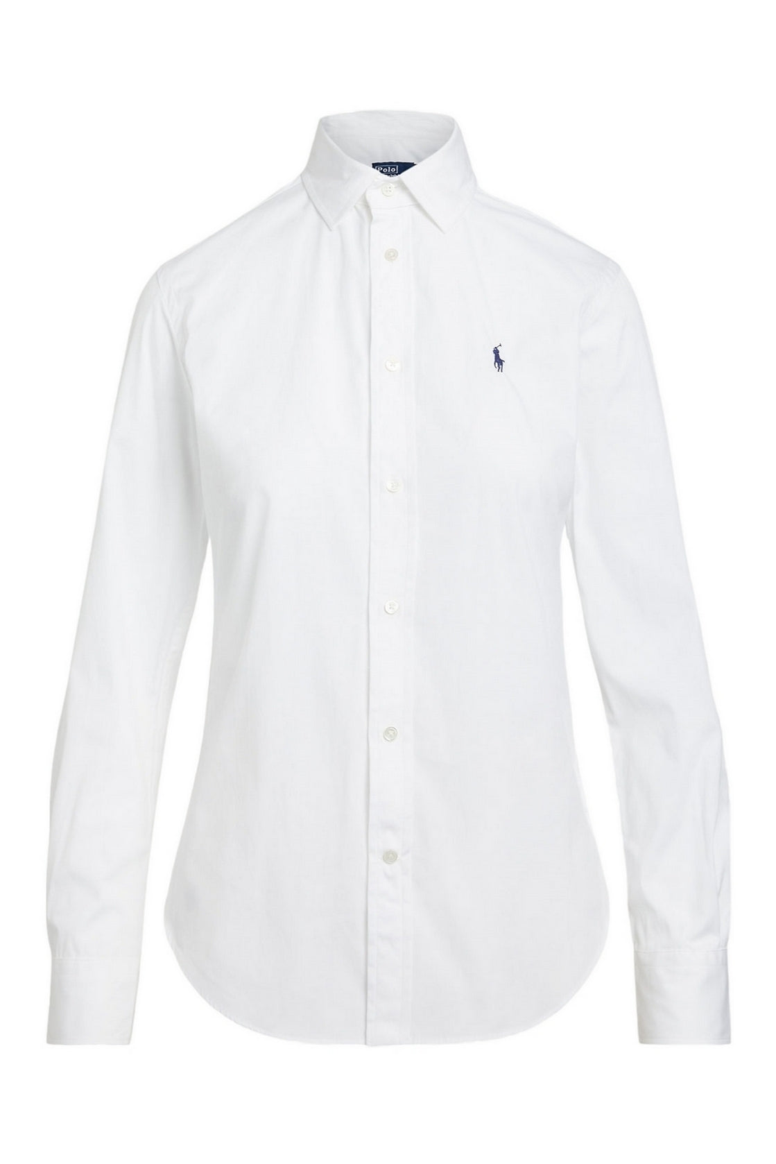 Camicia bianca in cotone stertch