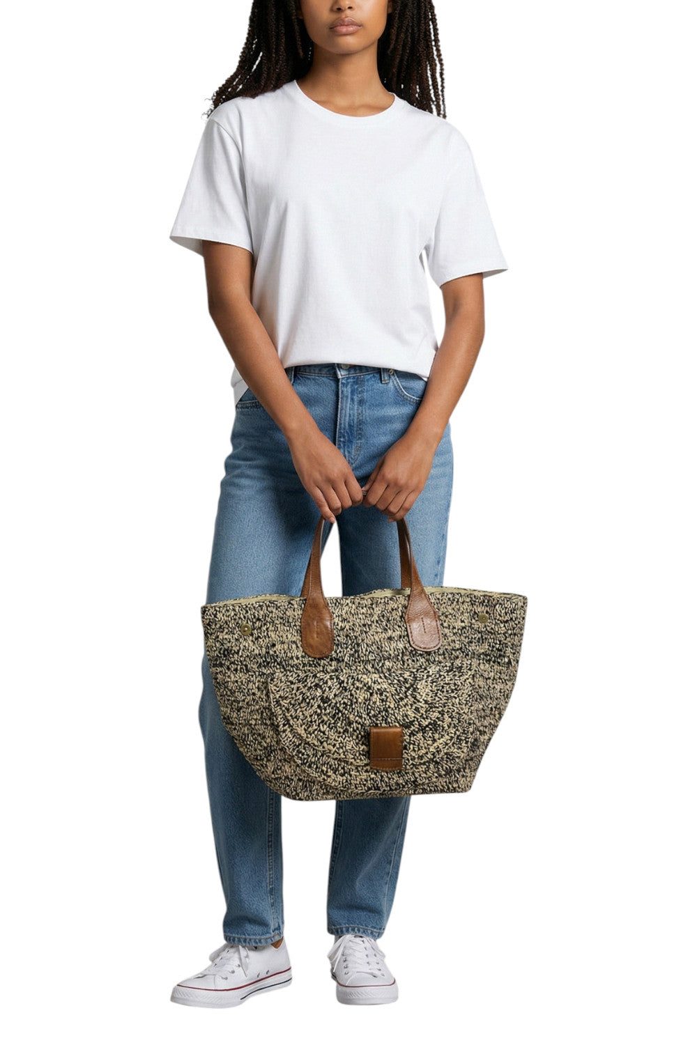 Shopping donna Laza 2 beige e nero