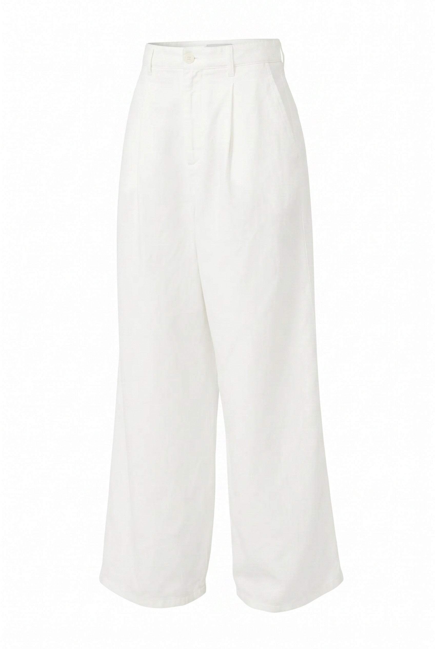 pantalone donna aloa in lino bianco