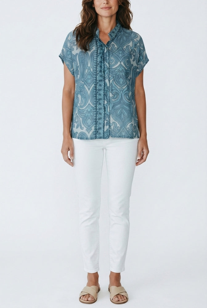 camicia fantasia cachemire