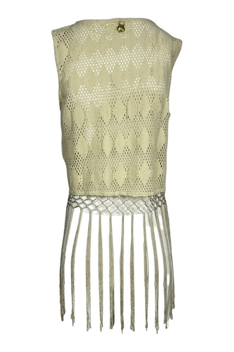 gilet con frange