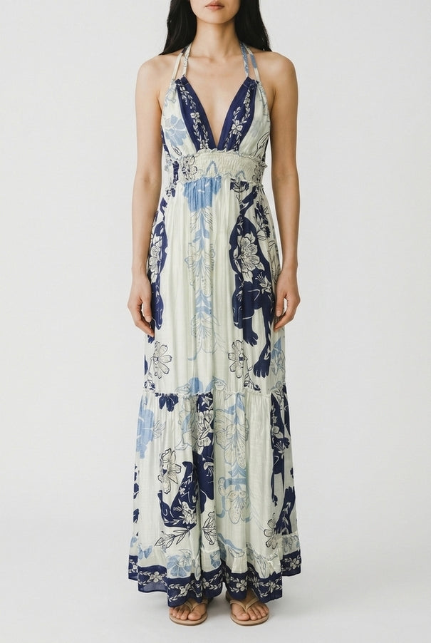 abito donna fantasia fiori