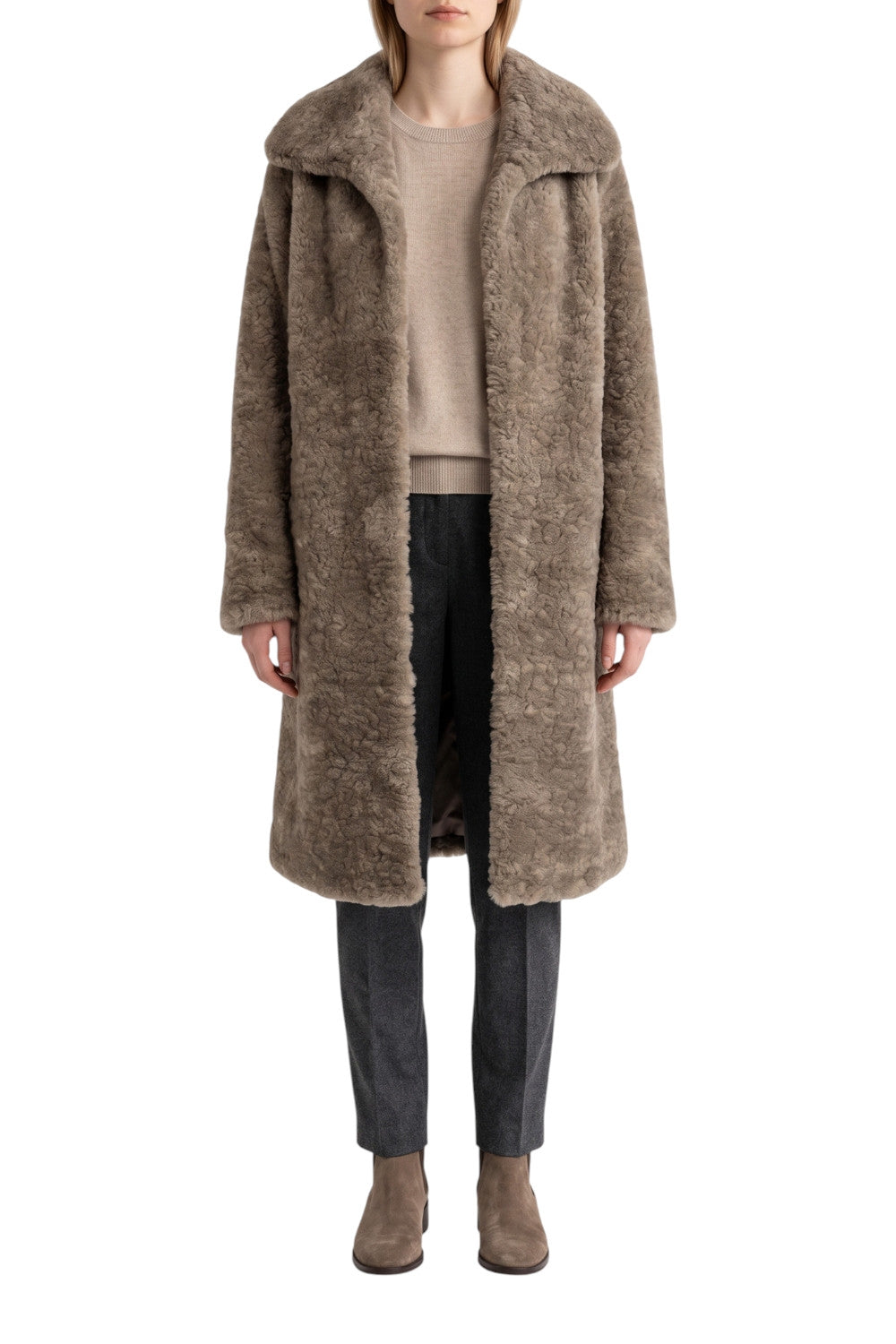 eco-pelliccia lunga