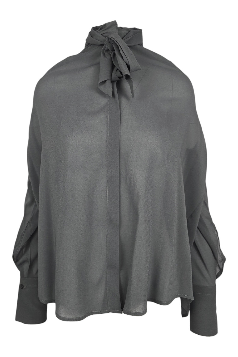camicia con fiocco