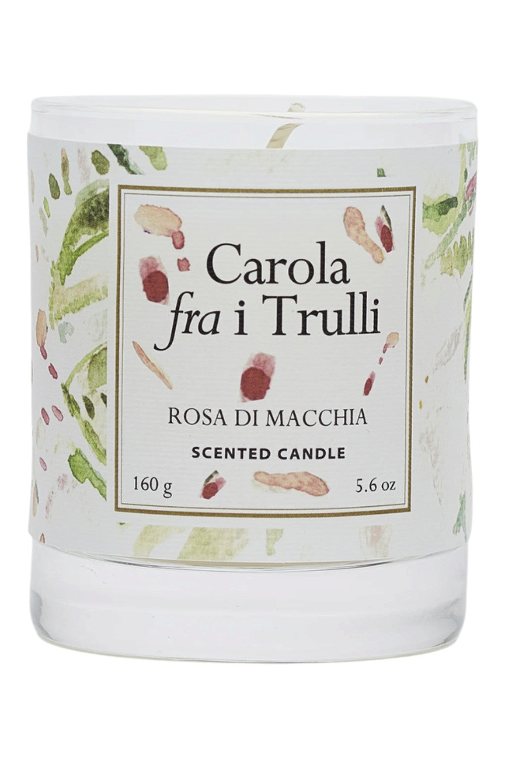Candela al profumo di rose di macchia