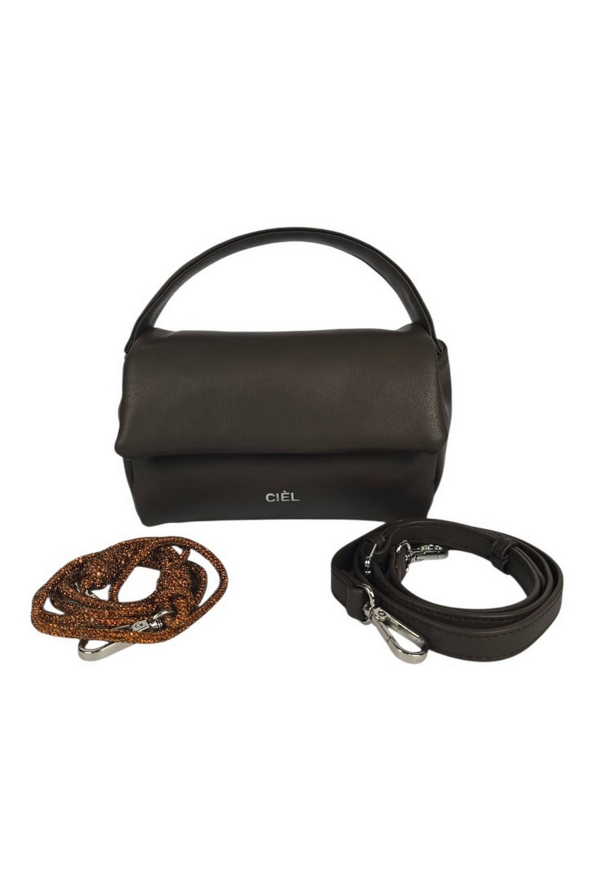 borsa a bauletto con tracollina