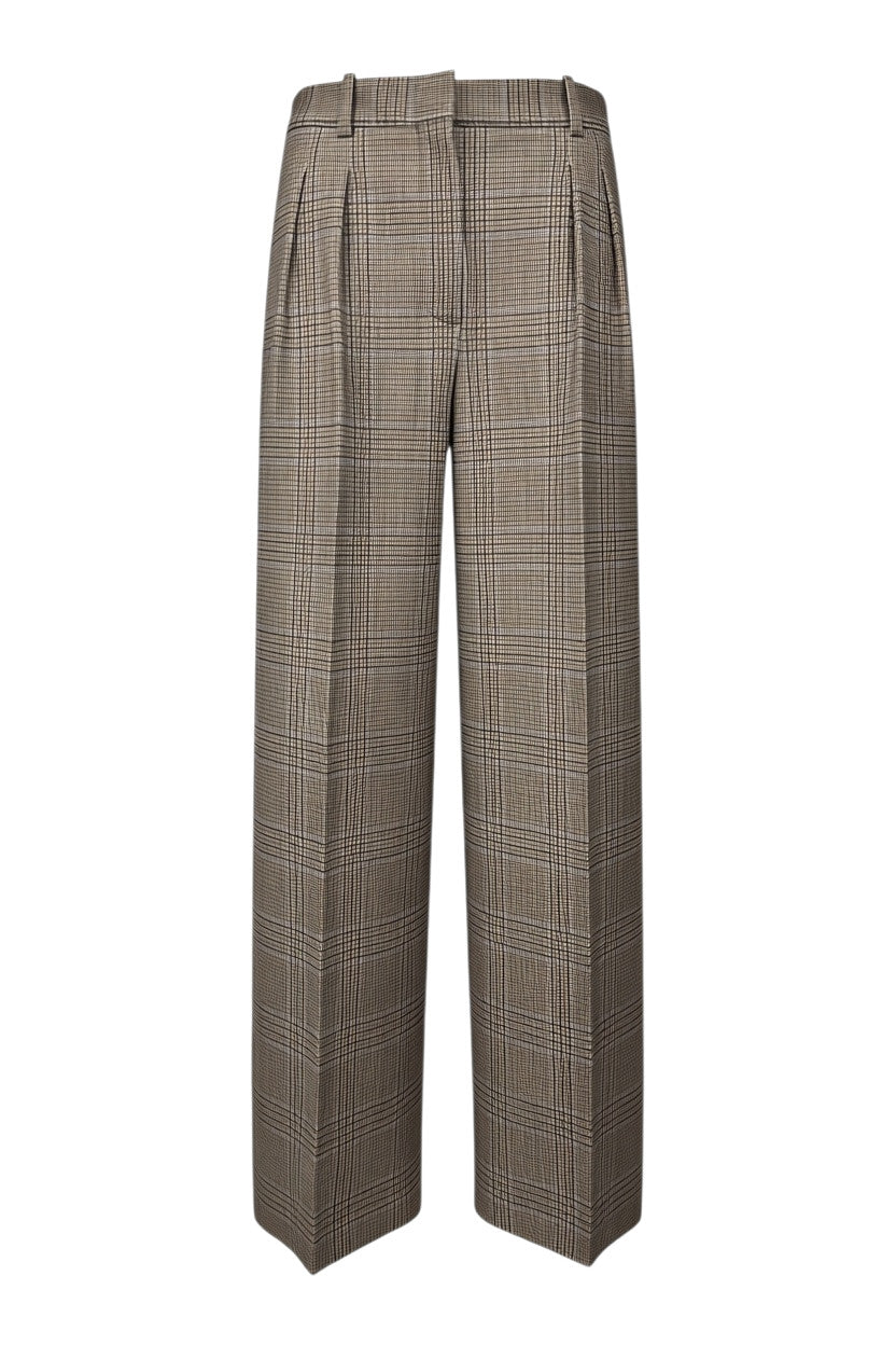 pantalone con pinces in fantasia galles