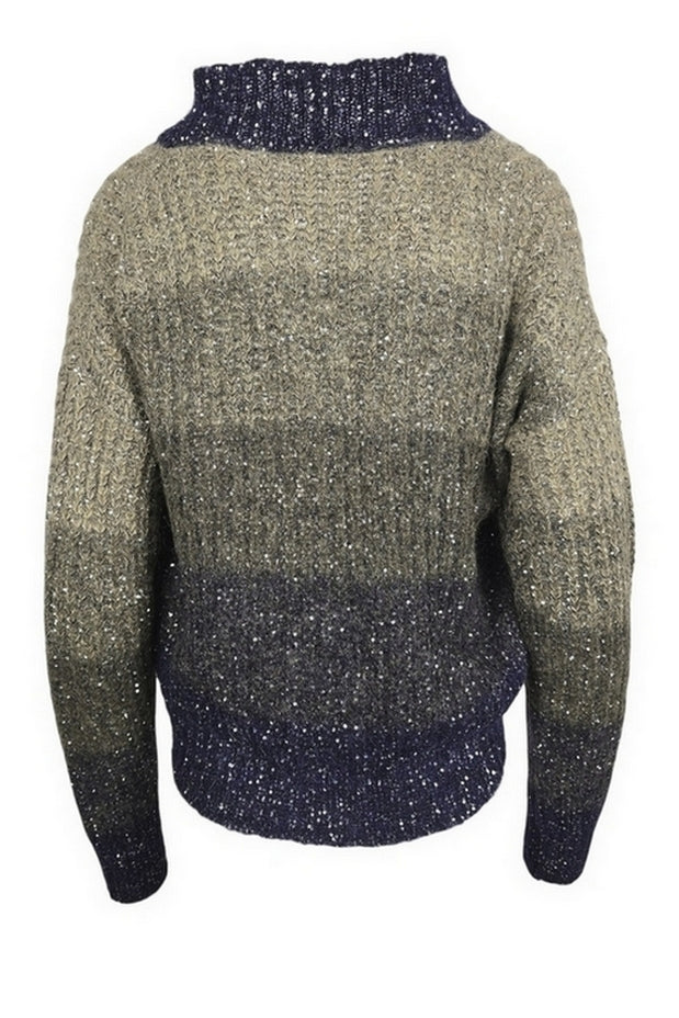 golfino donna degradè paillettes