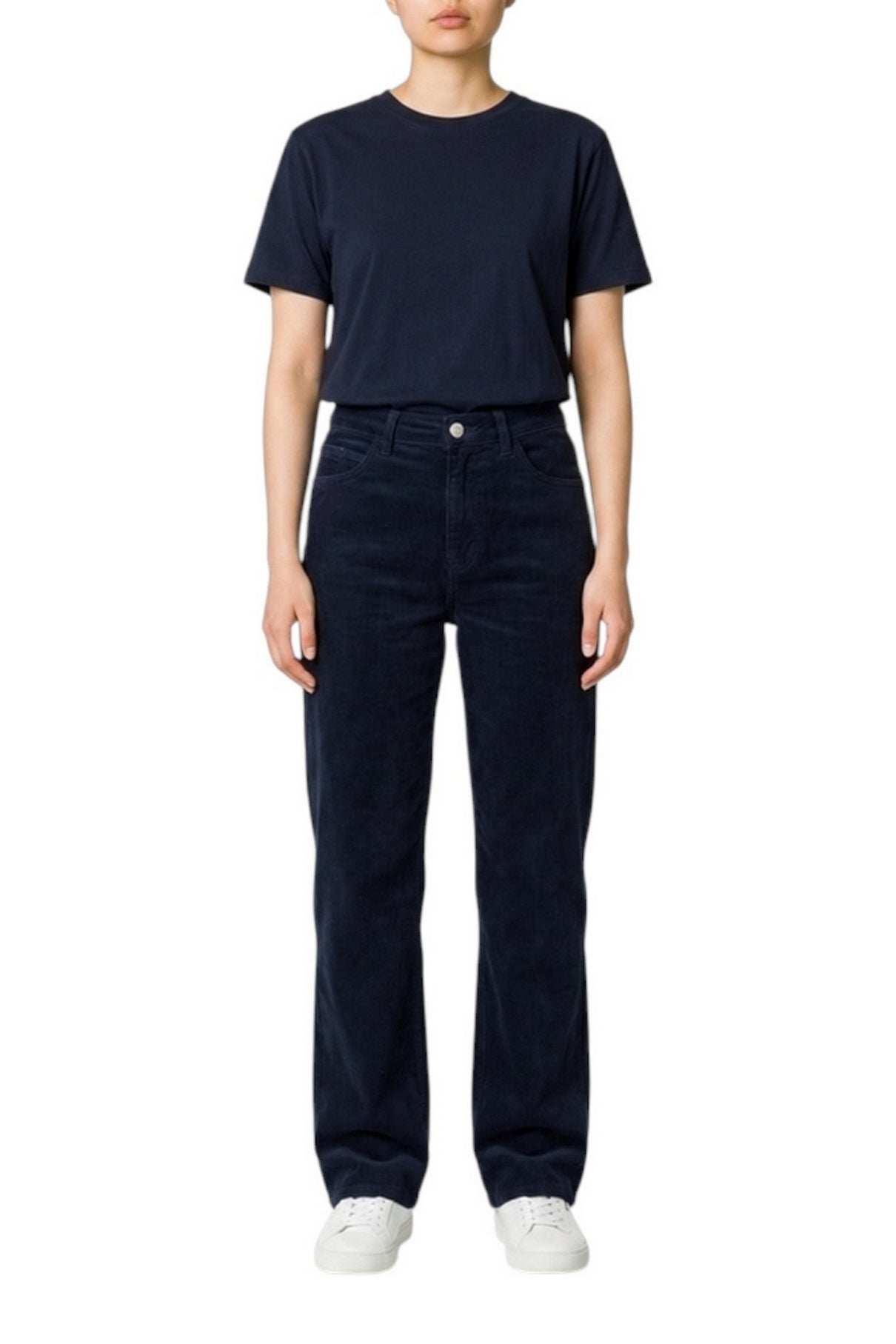 pantalone jaqueline in velluto millerighe
