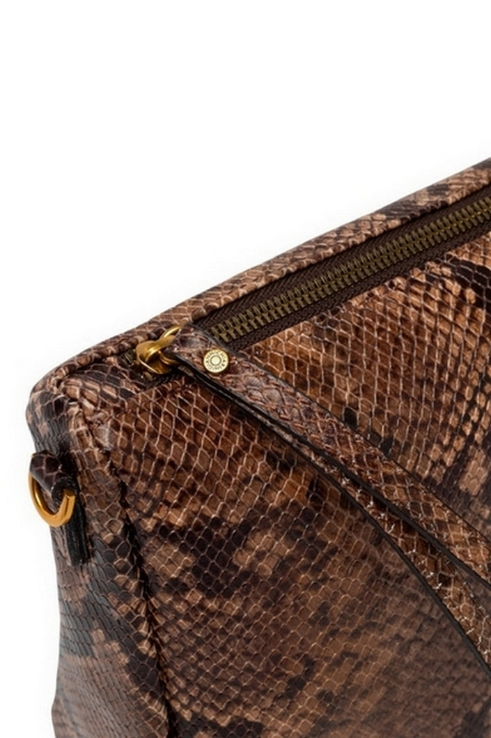 borsa noura pouch stampa pitone