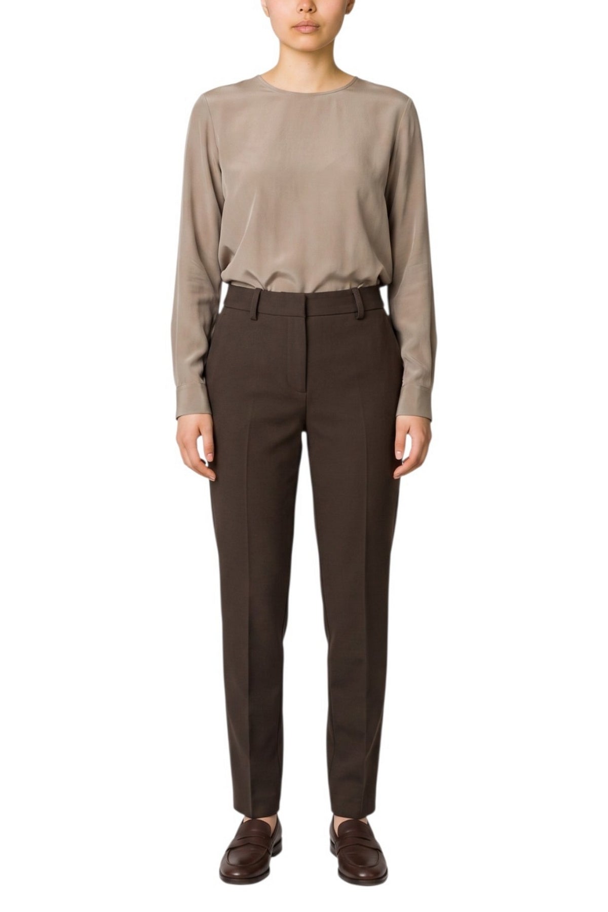 pantalone stretto in punto milano
