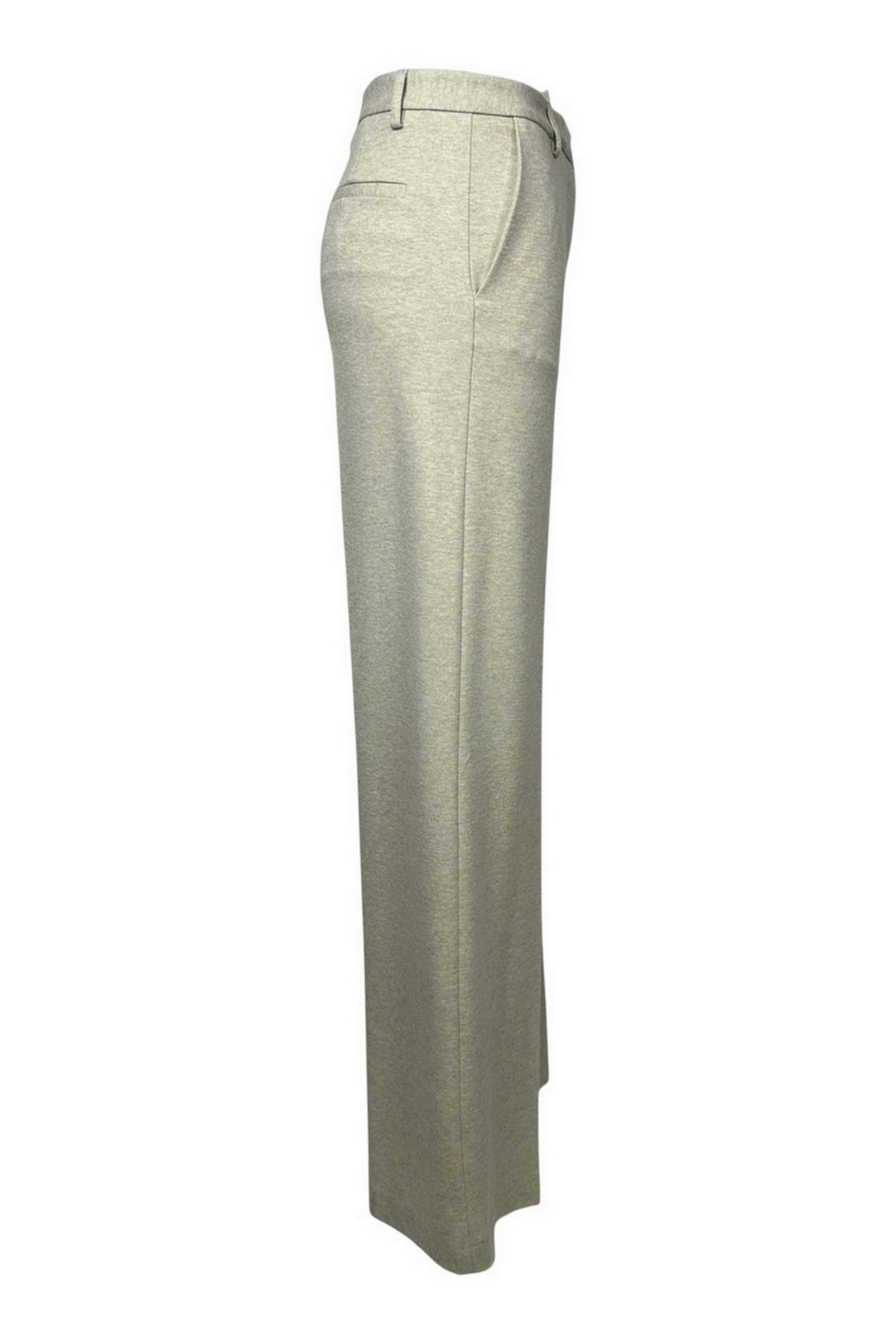 pantalone in lana puntinata
