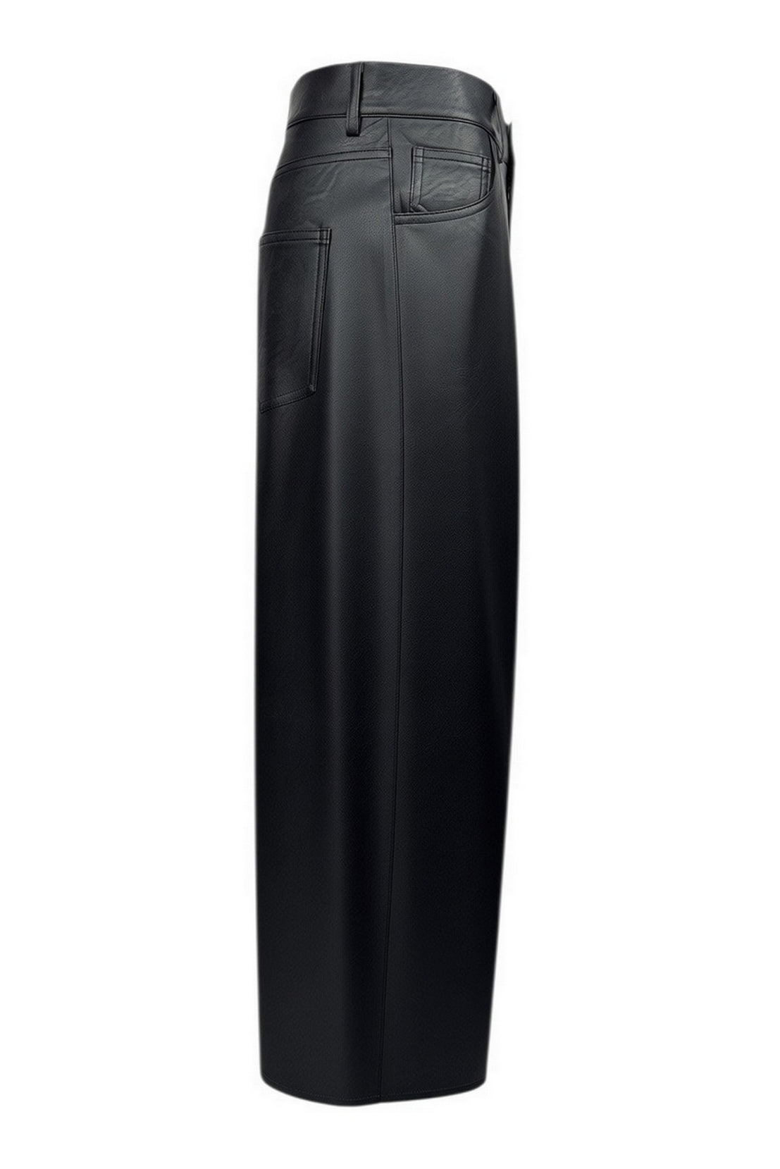 pantalone in ecopelle