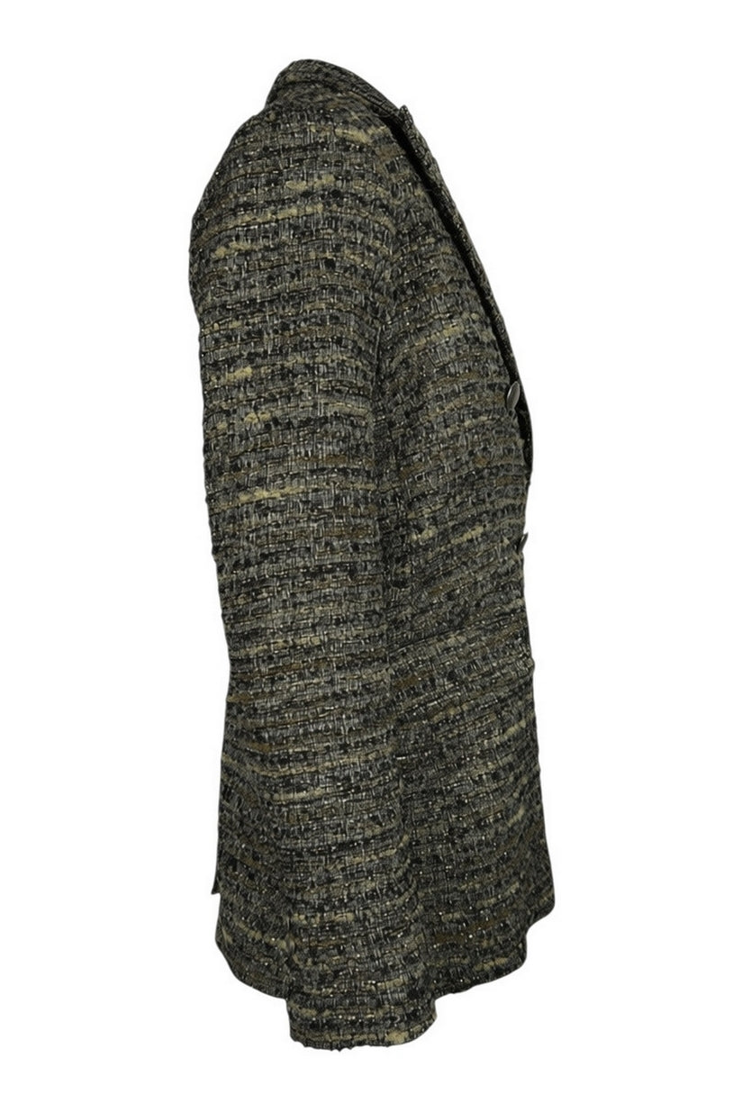 giacca doppiopetto in tessuto chanel