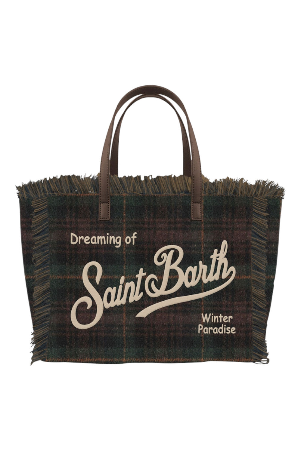 borsa colette in lana scozzese
