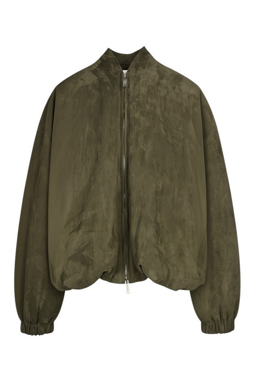 bomber over in camoscio