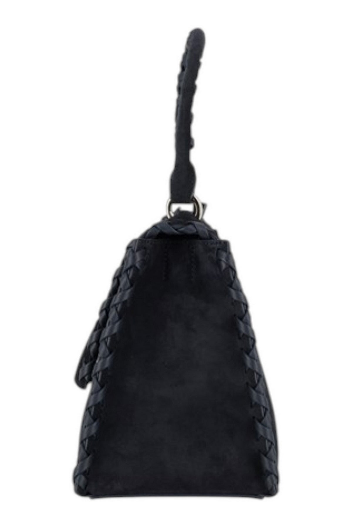 borsa sveva piccola in camoscio intrecciato
