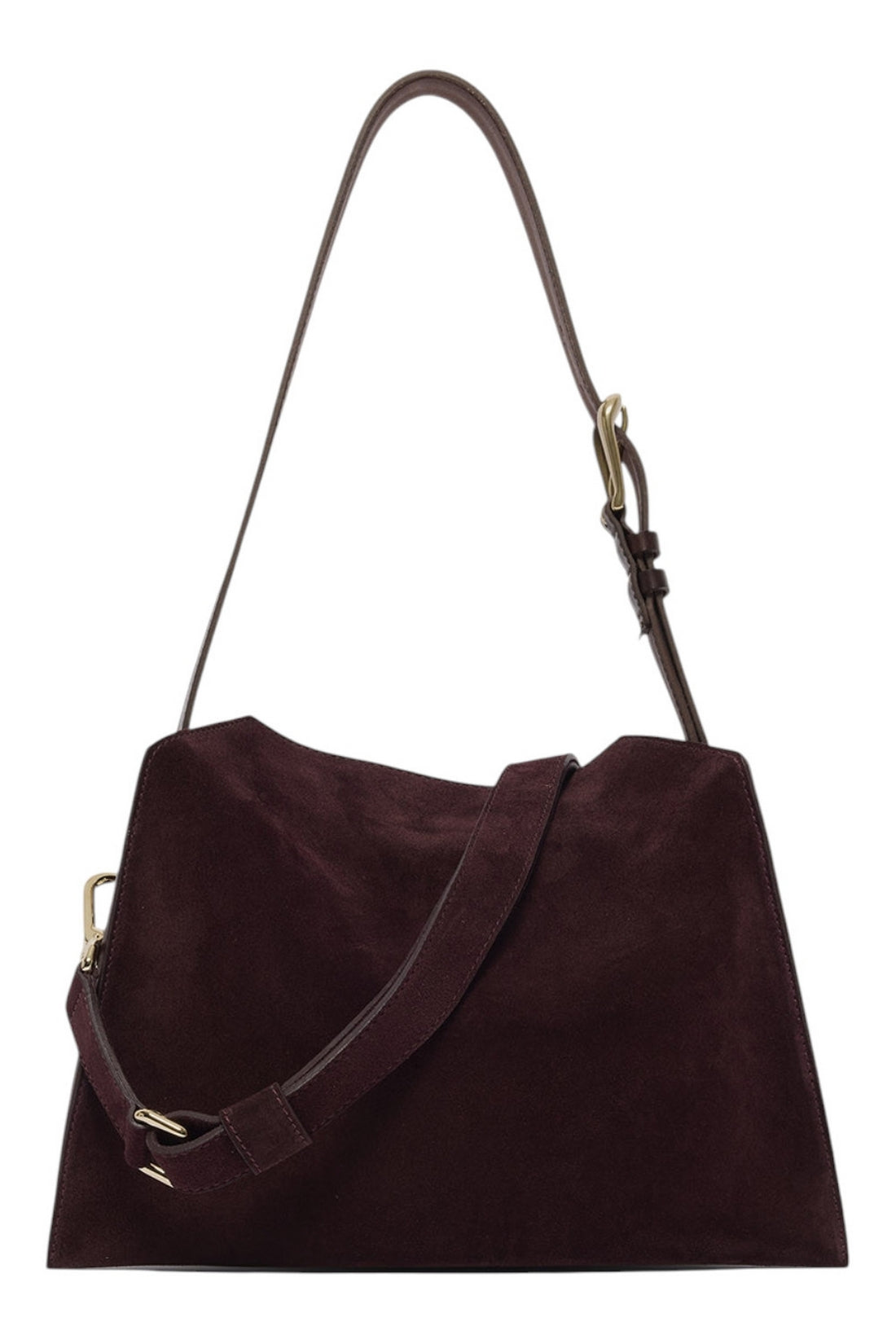 borsa trinity piccola in camoscio