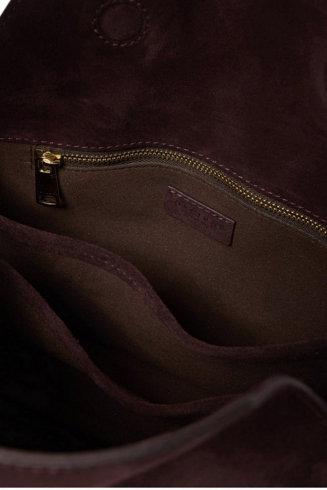 borsa trinity piccola in camoscio