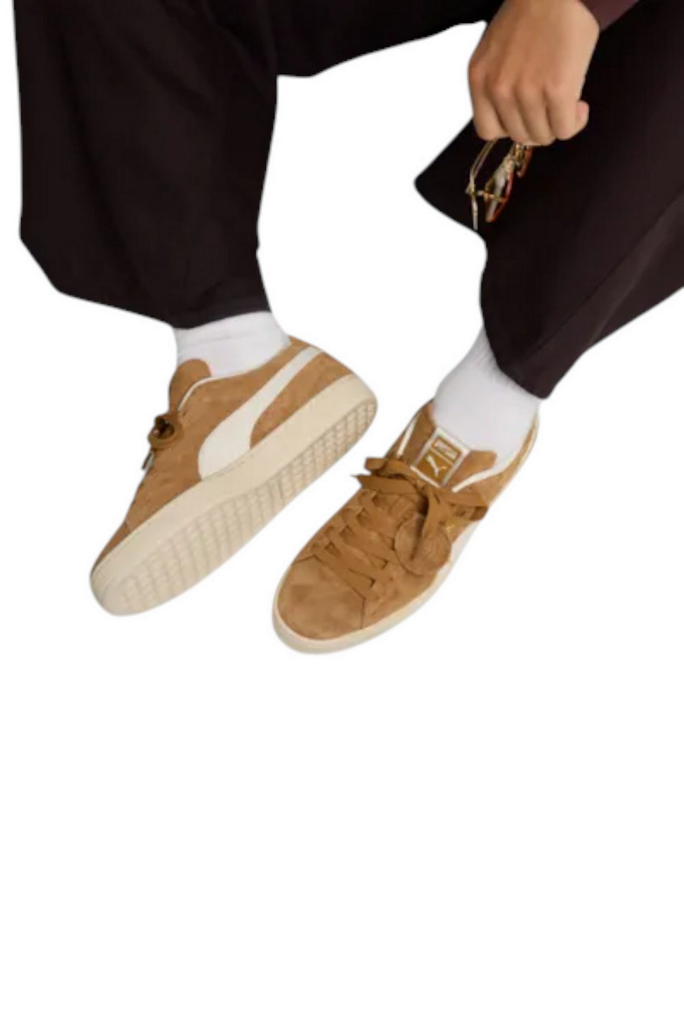 sneakers donna cassetta suede
