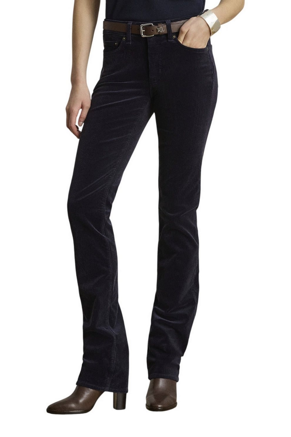 pantalone in velluto stretto