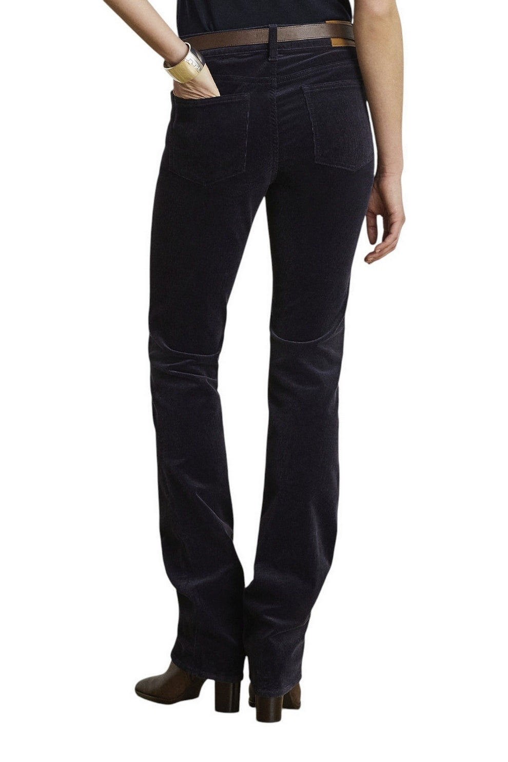 pantalone in velluto stretto