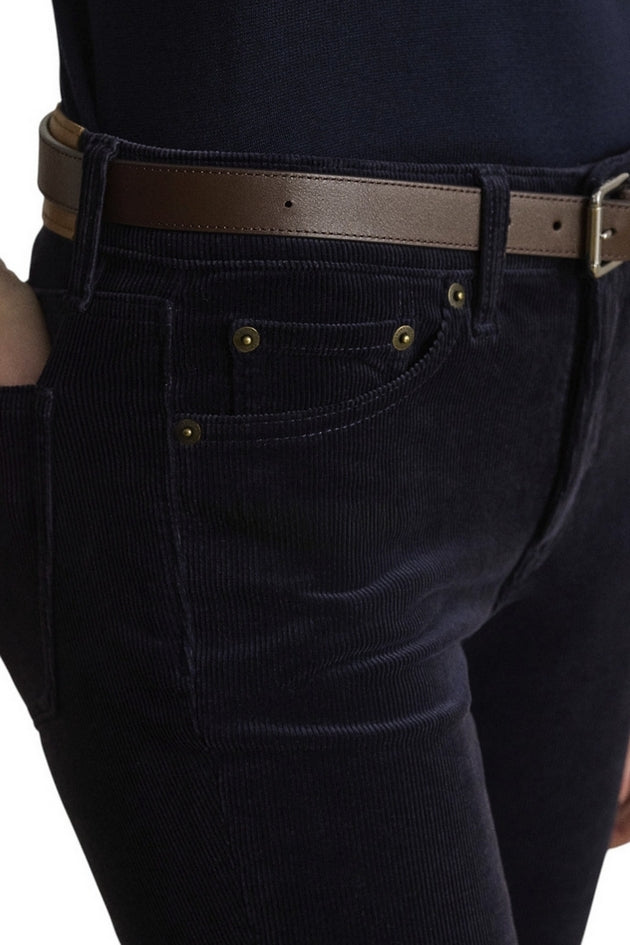 pantalone in velluto stretto