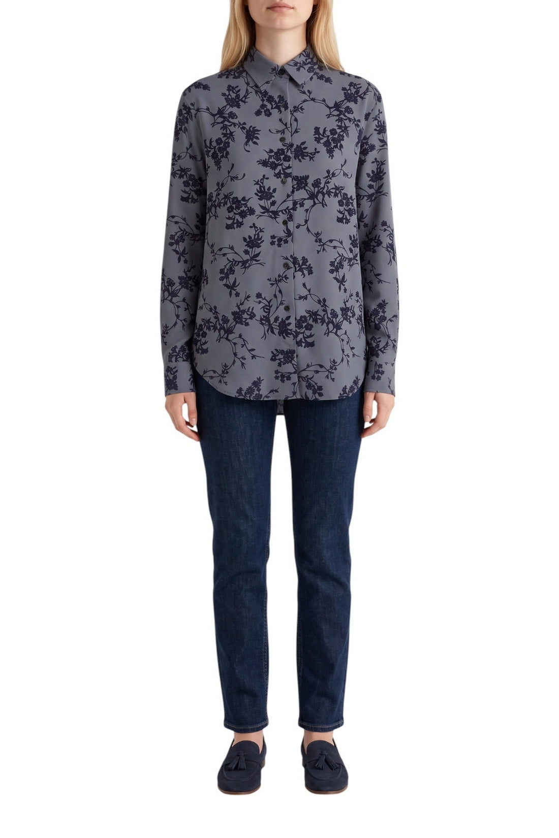 camicia donna in active floccato