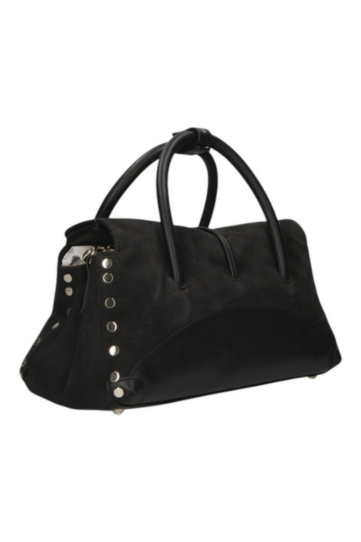 borsa dotta small in camoscio zashmere