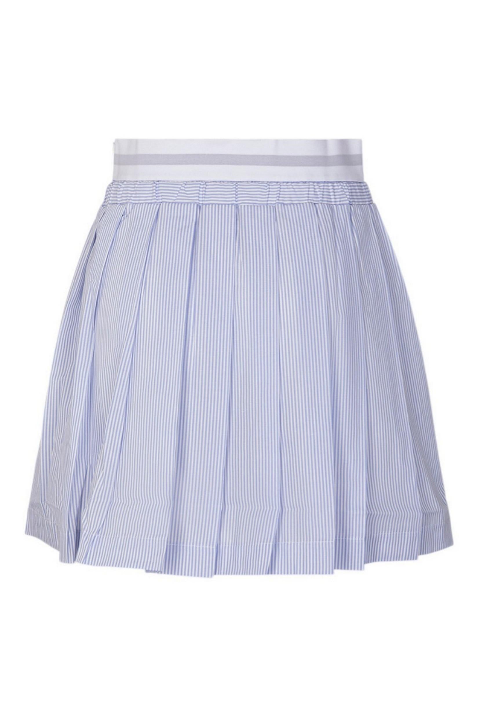 minigonna donna a righe azzurro/bianco
