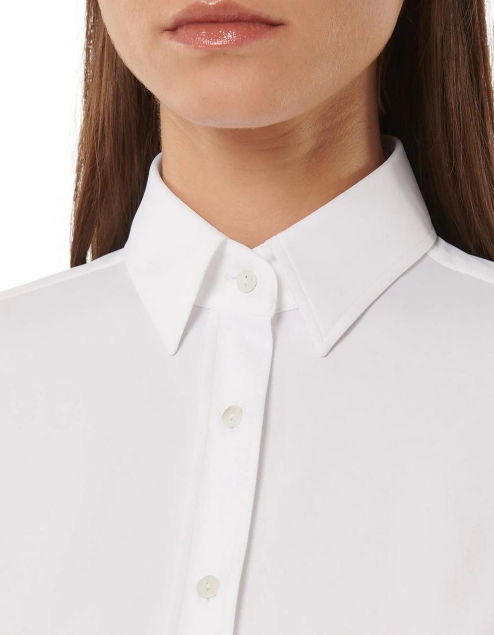 camicia donna active unito bianco
