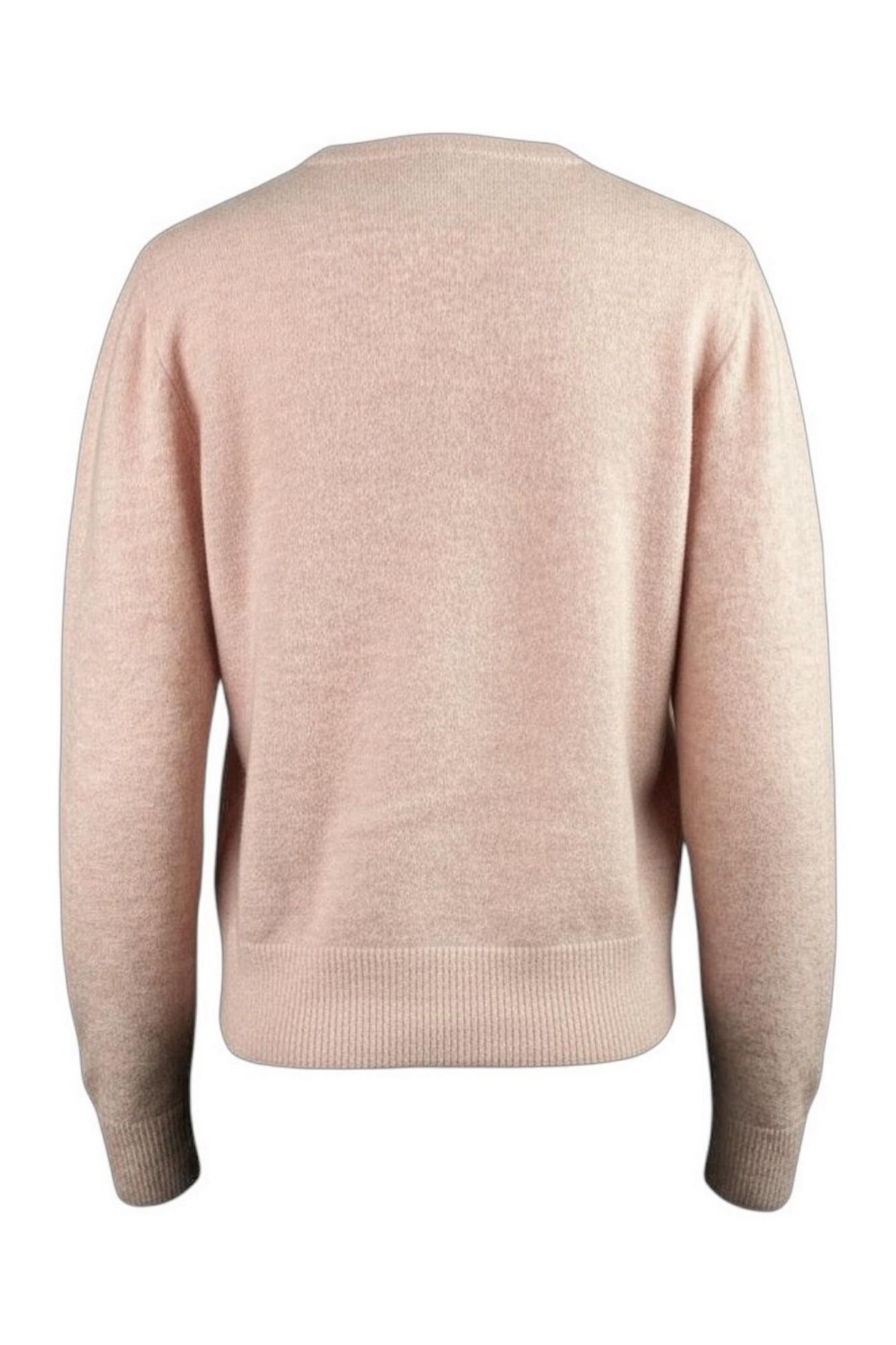 maglione donna sorbonne in alpaca rosa