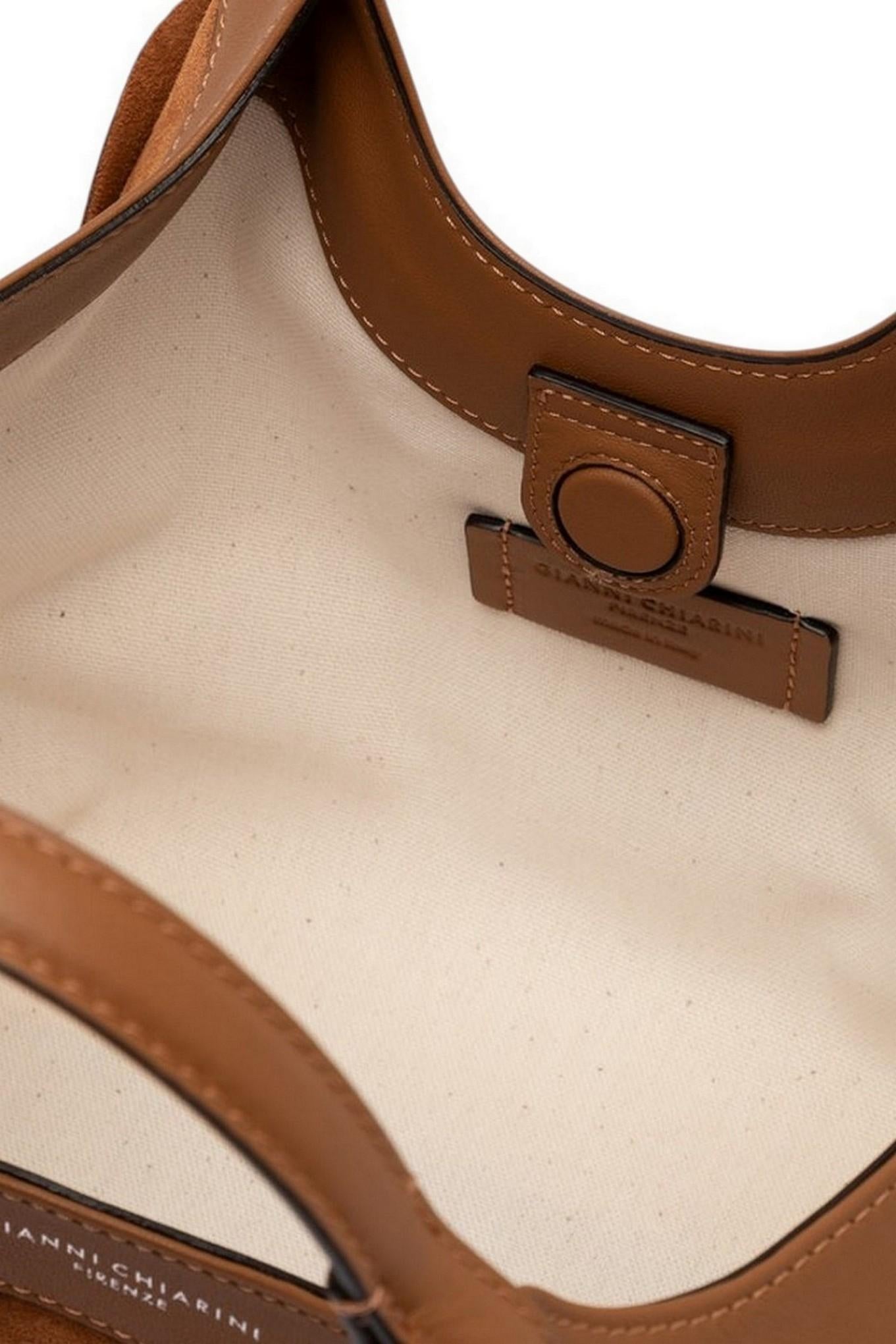 borsa dua media in camoscio intrecciato