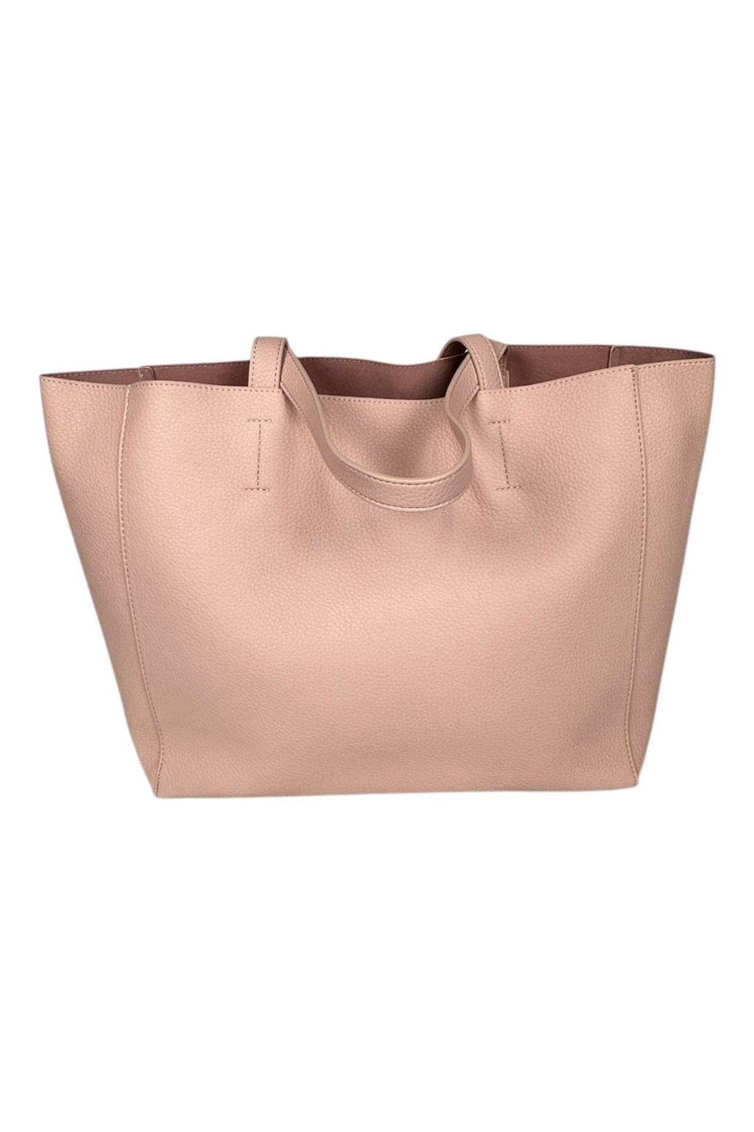 shopper donna grande in ecopelle rosa