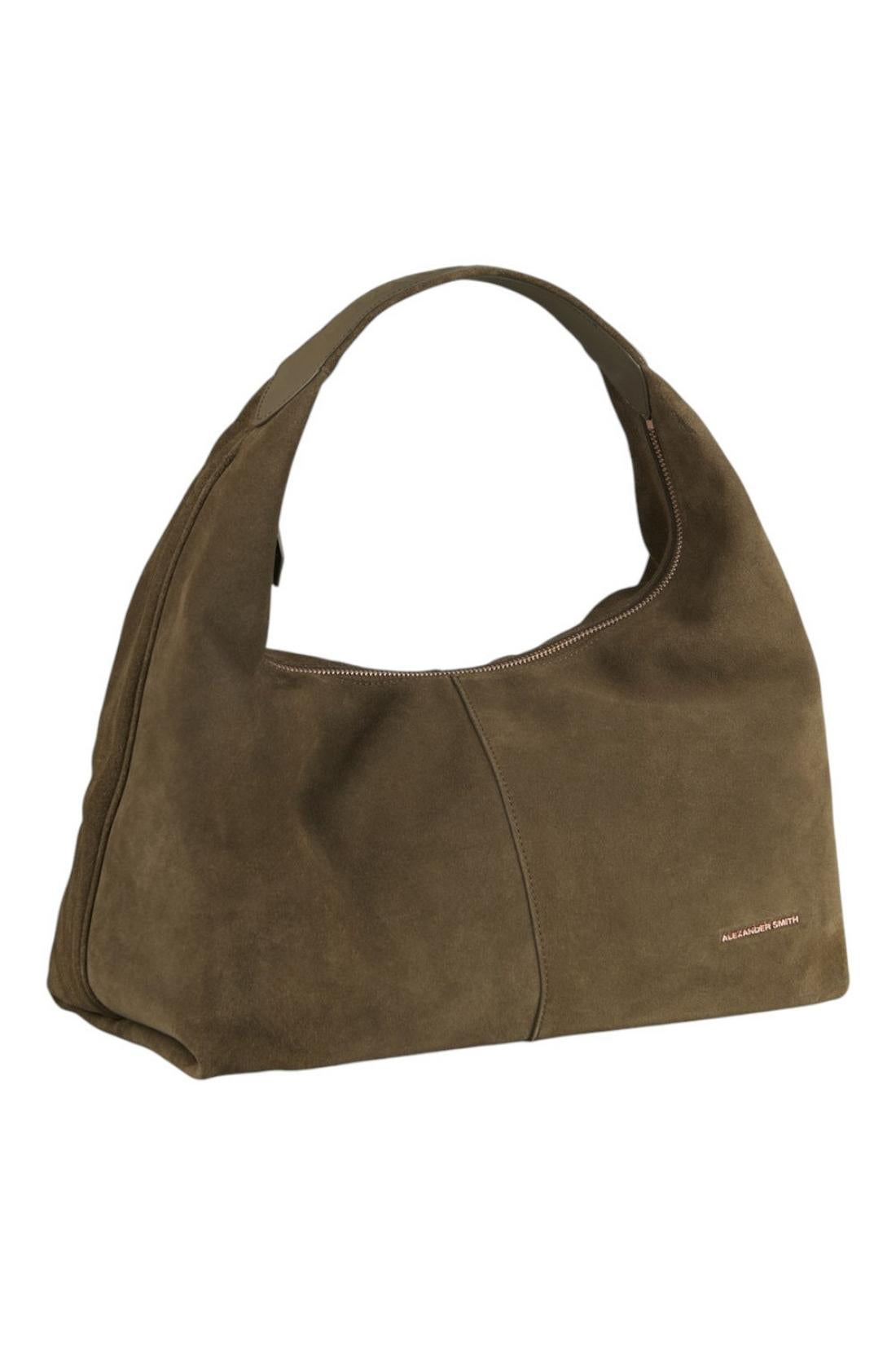 borsa donna chloe in suede militare