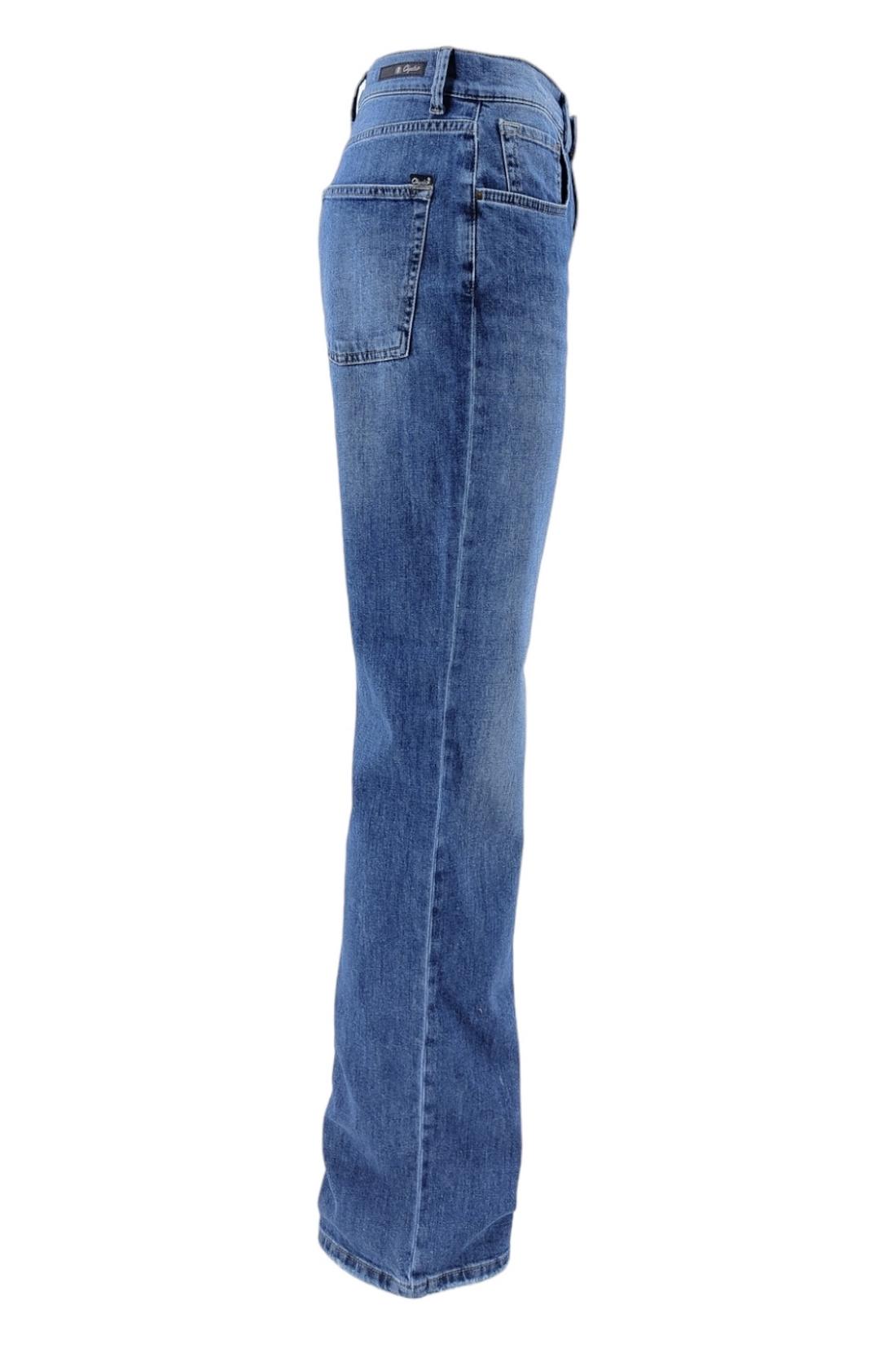 Jeans donna regolare denim medio