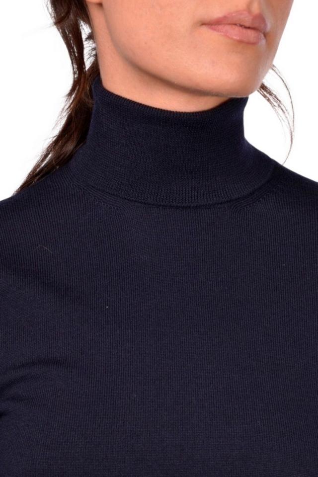 dolcevita sottogiacca blu