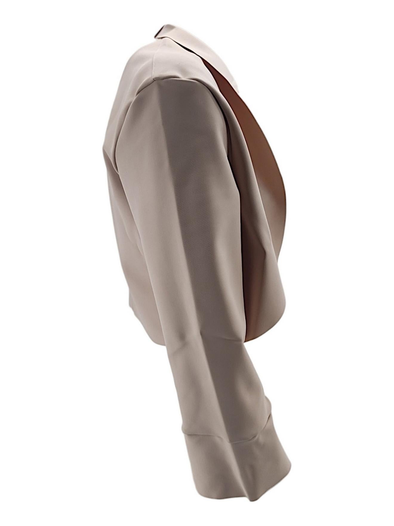 Copri spalle donna in jersey beige