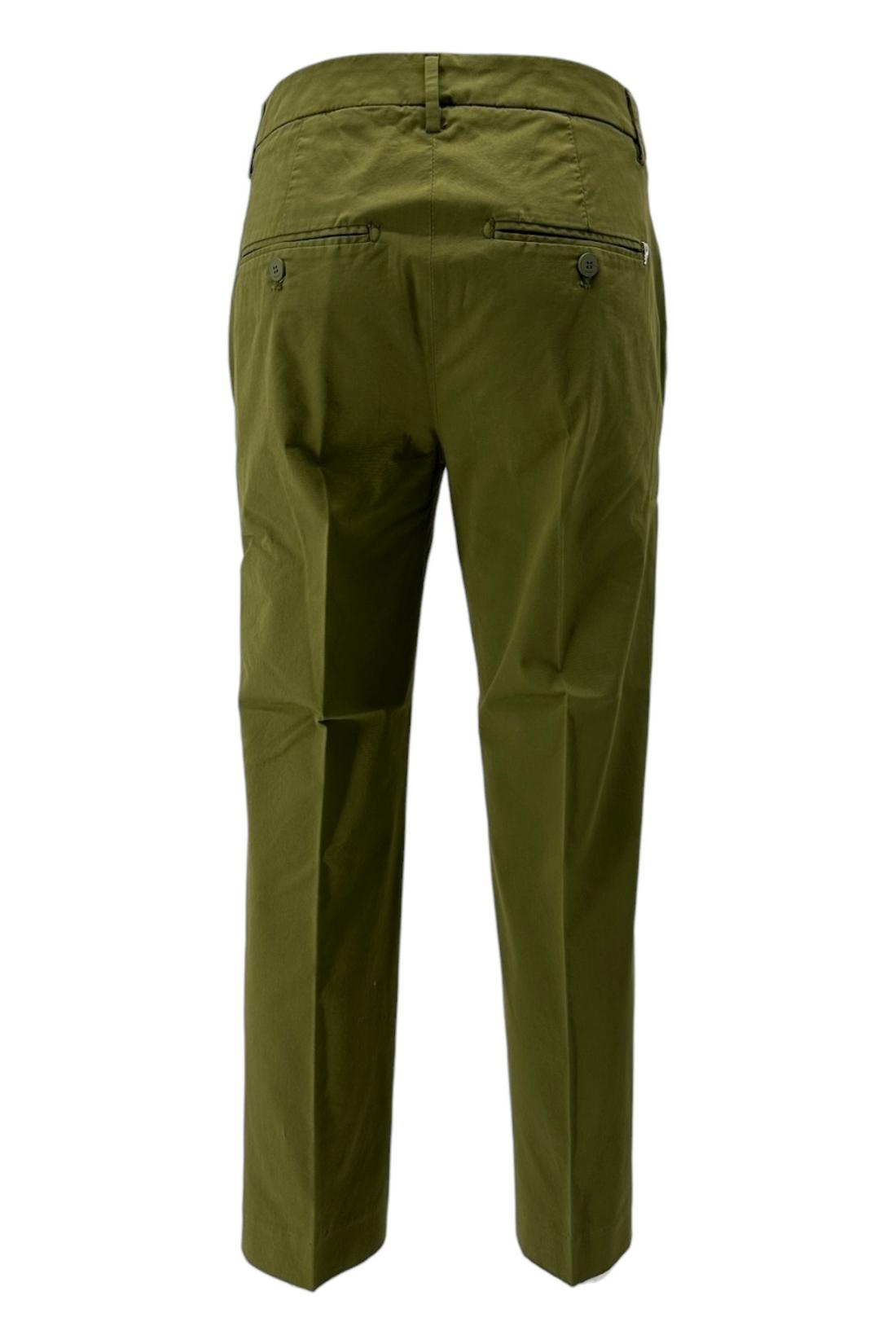pantalone donna nima in gabardina militare