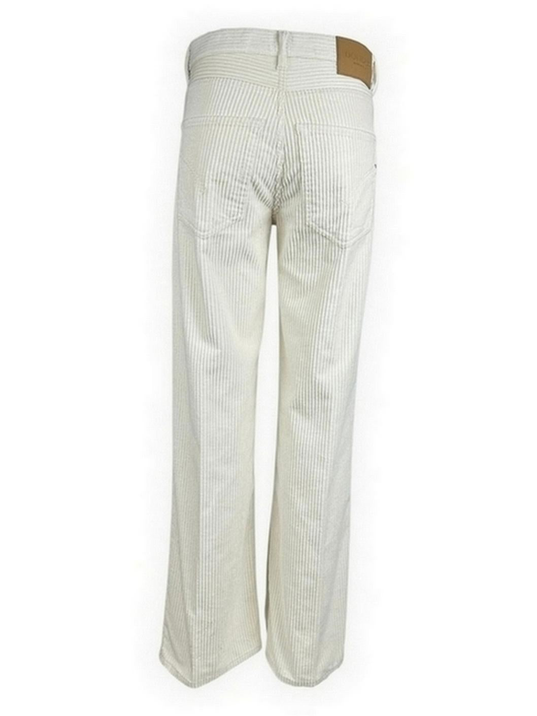 pantalone donna jaqueline in velluto costa roccia latte