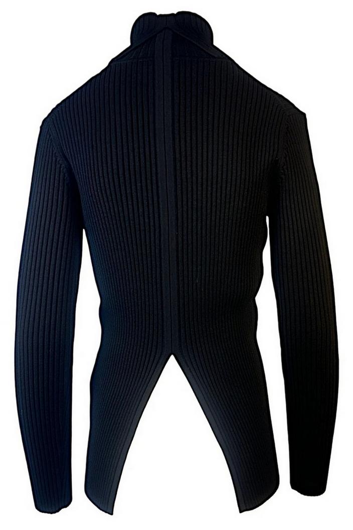maglia donna dolcevita nero