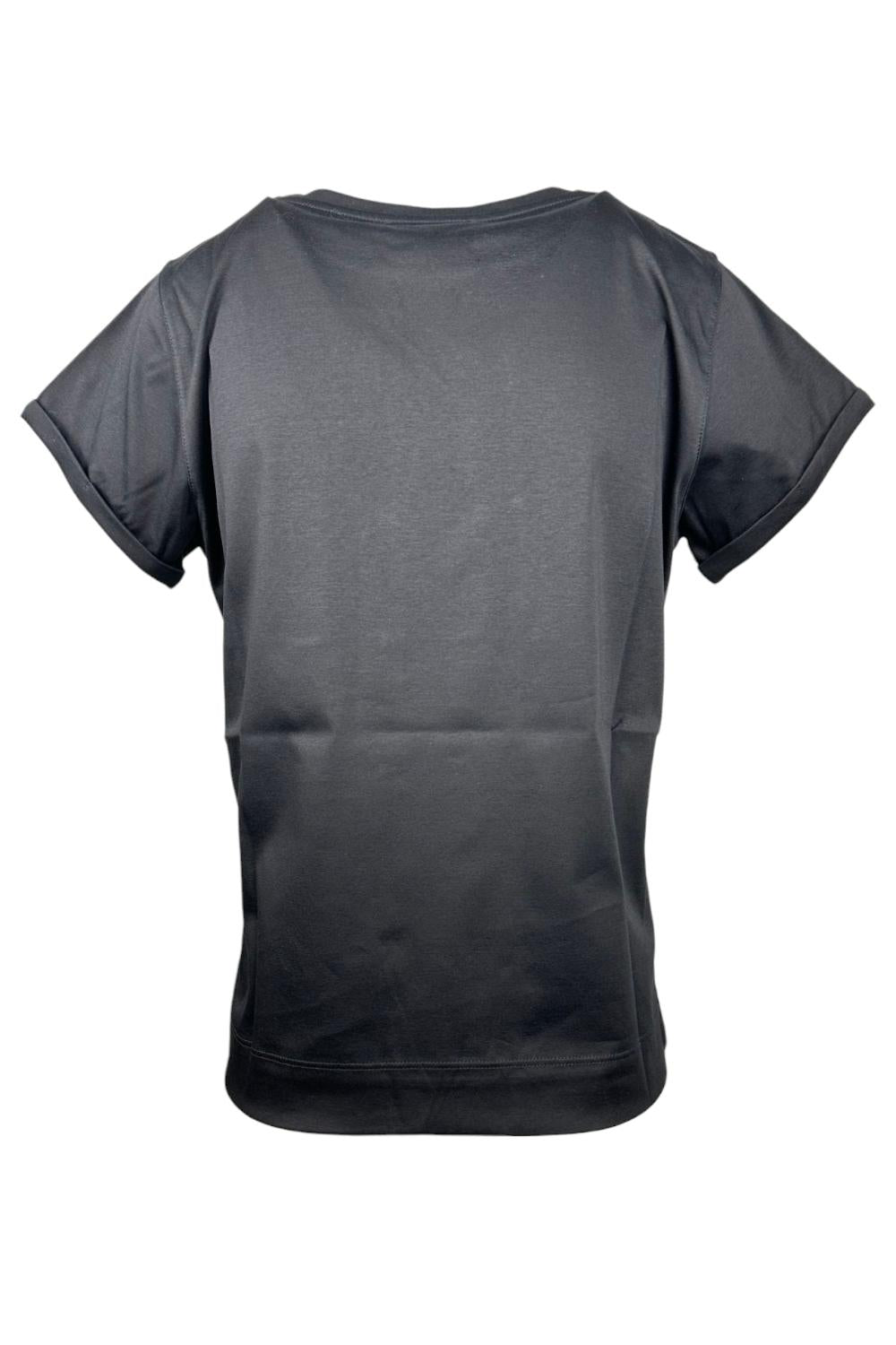 t-s donna mezza manica nero