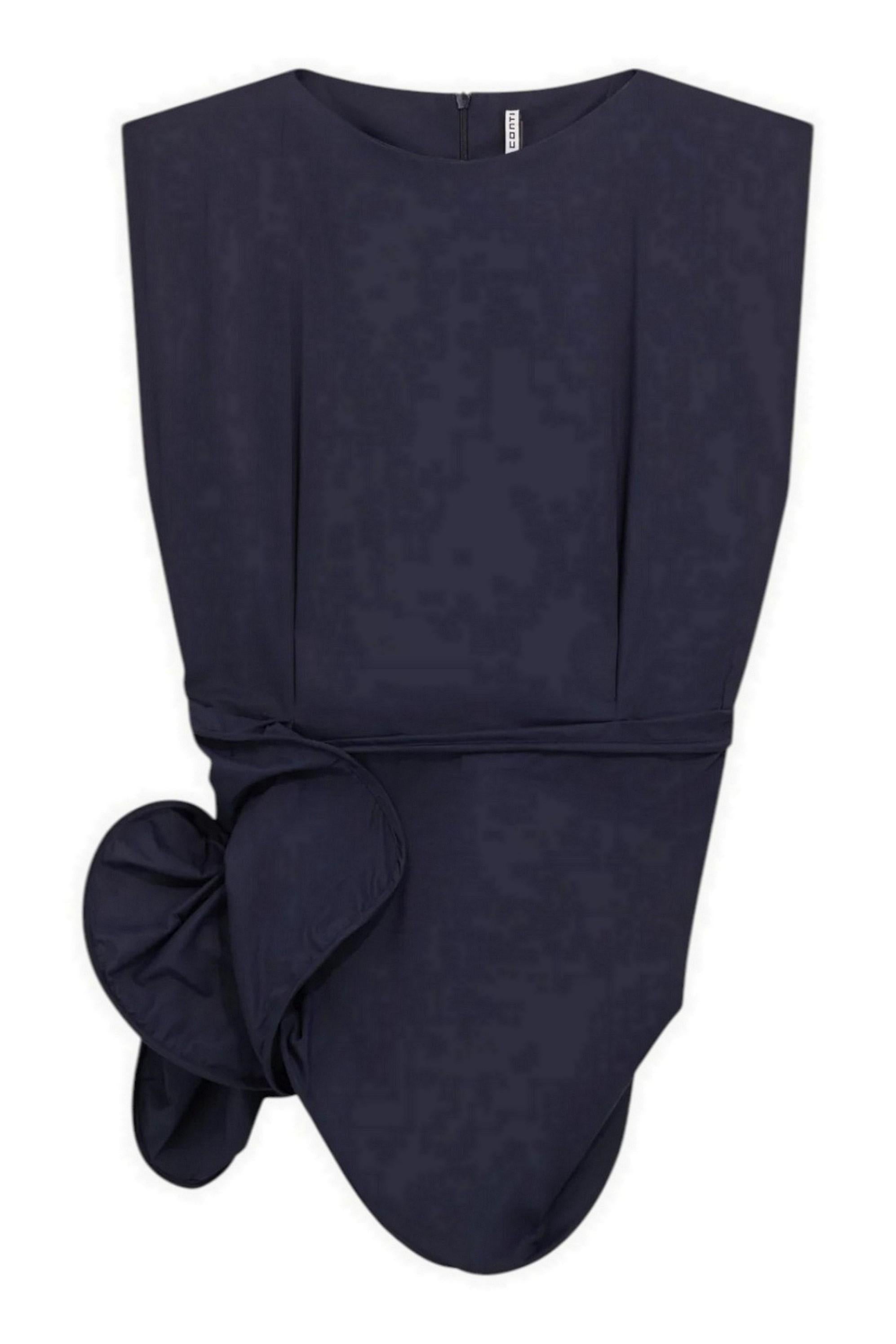 top donna Alexa in popeline blu