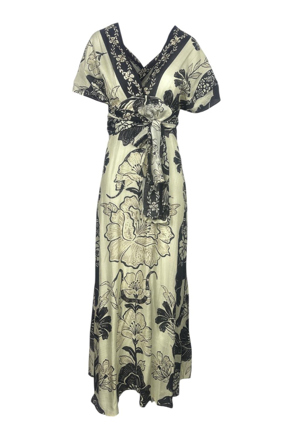 abito donna fantasia fiori