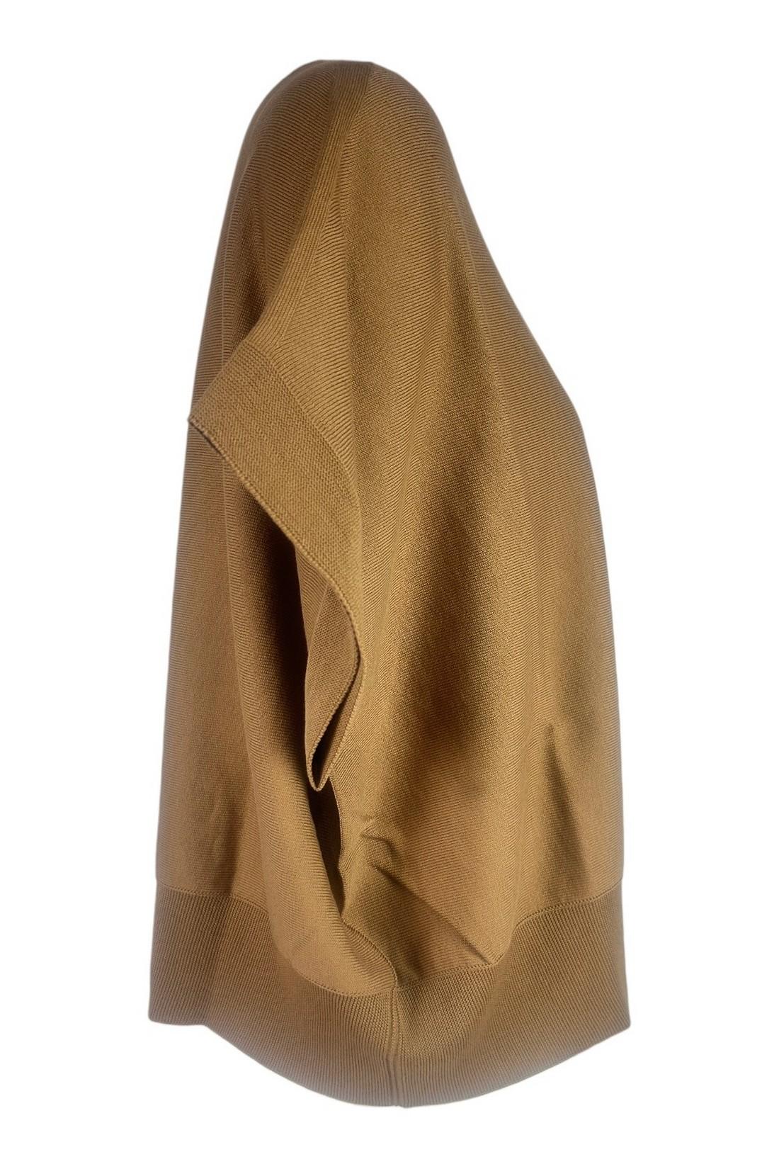 maglia donna cappa cuoio
