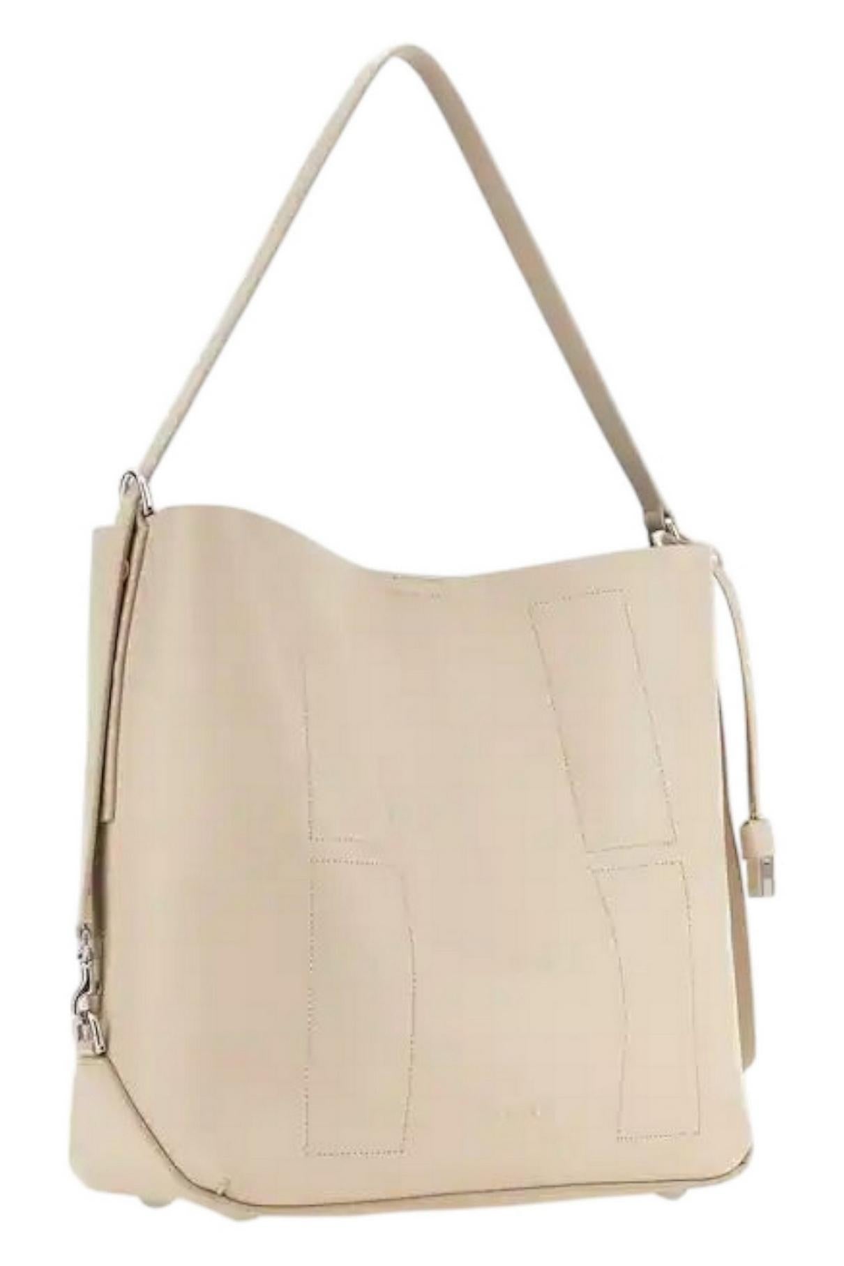 Borsa Hobo donna Hocket Media avorio