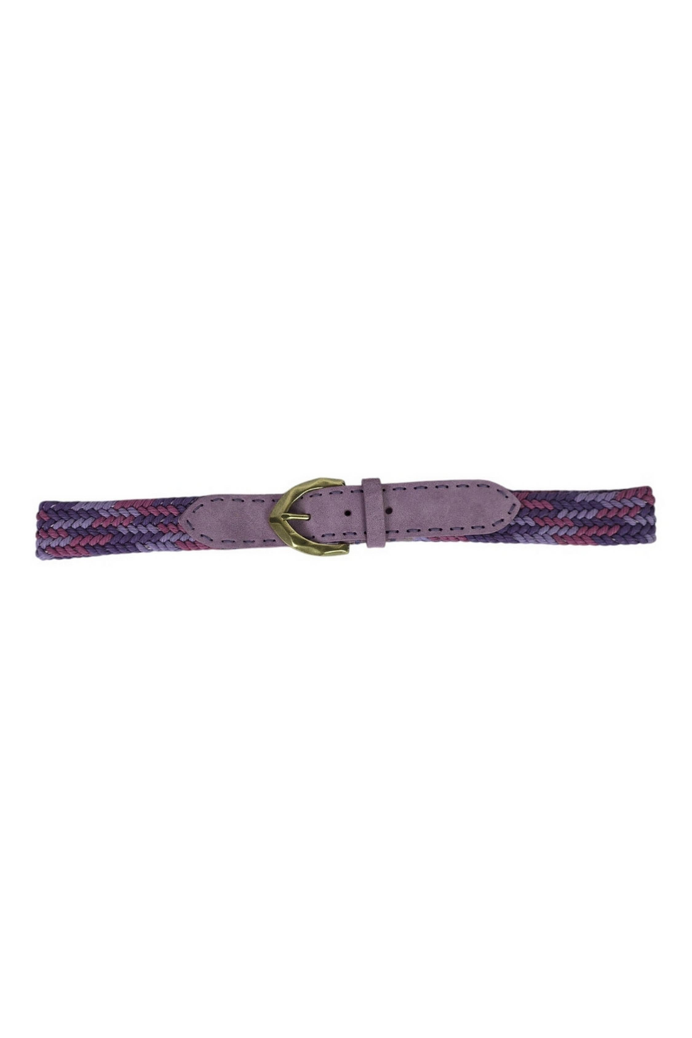 cintura donna intrecciata in tessuto fucsia