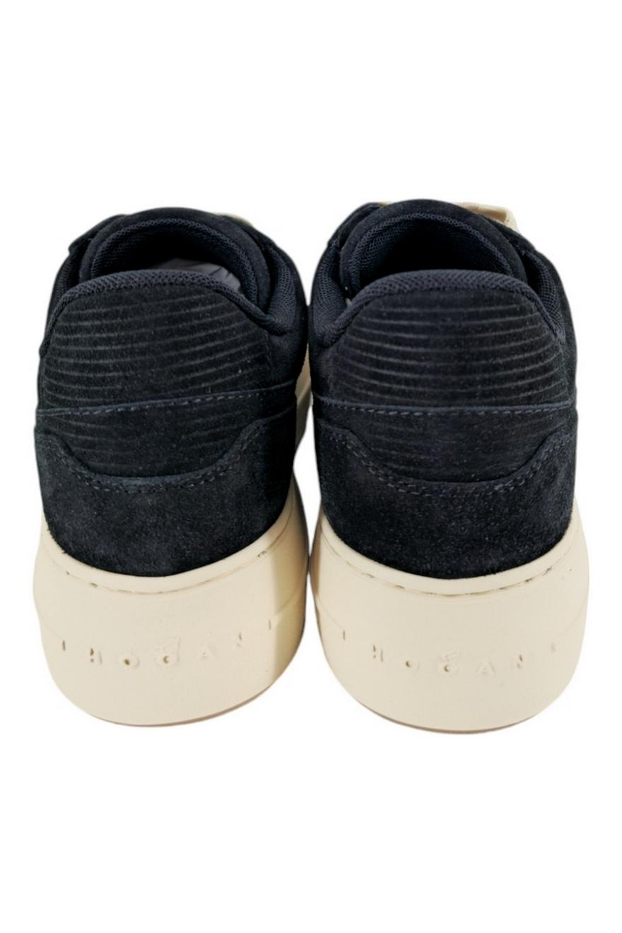 sneaker donna doppia cassetta nera