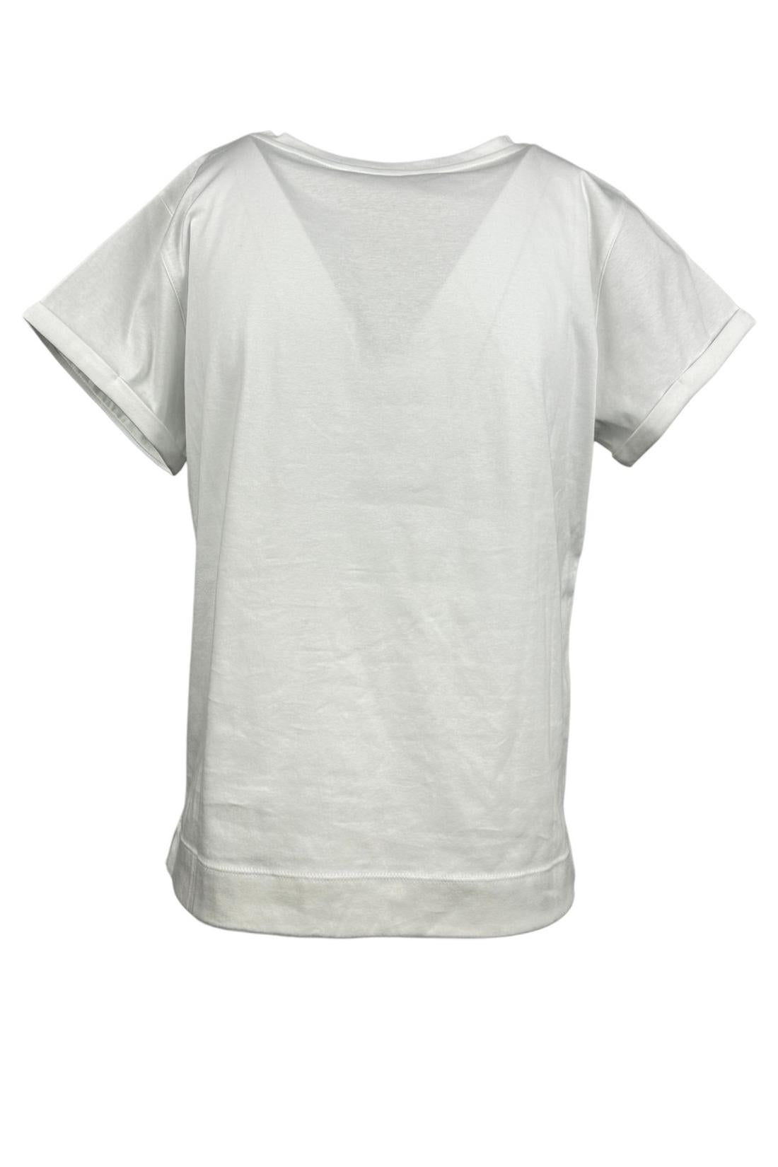 t-s donna mezza manica bianco