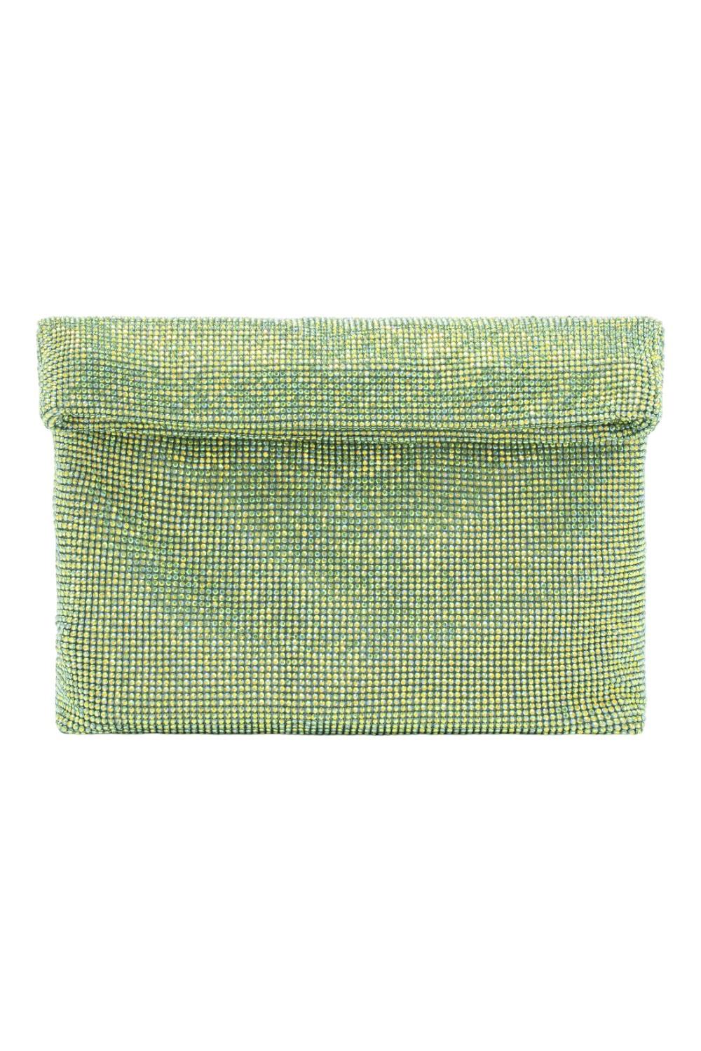 busta donna strass verde
